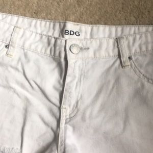 BDG White Denim shorts